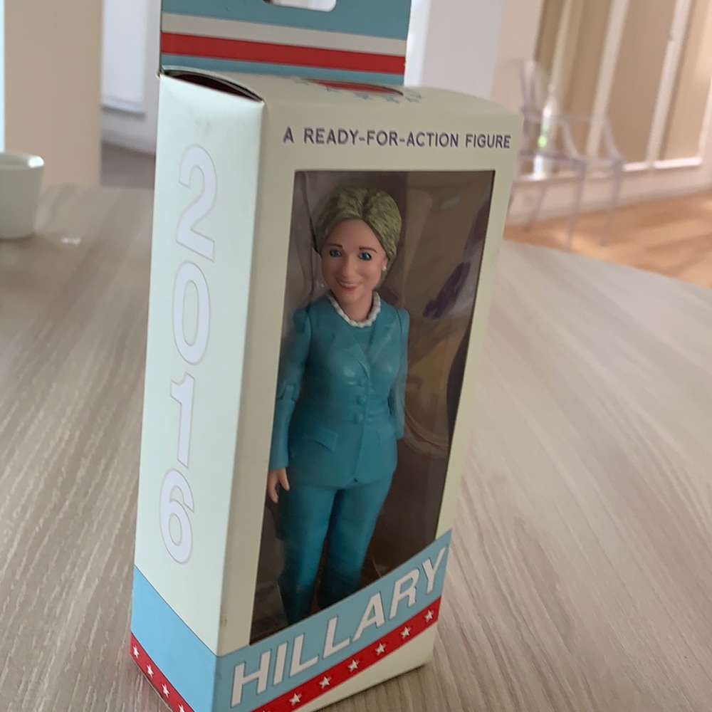 2016 Hillary A ready for action figure.
